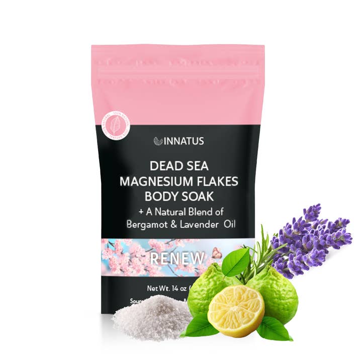 Pure Dead sea magnesium flakes Renew soak for wholesale by innatus