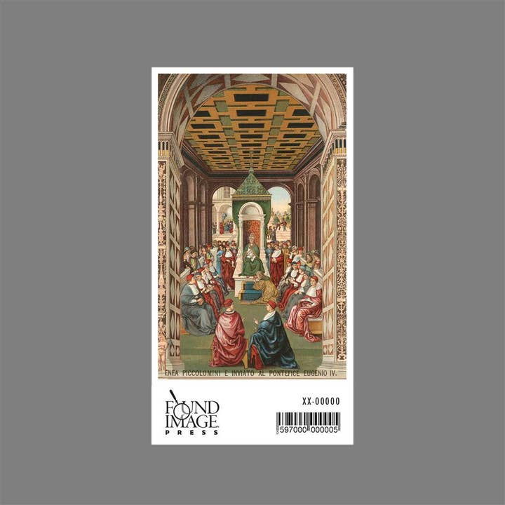 Found Image Press - Wholesale Sticker - Sticker RP-41 Piccolomini Visits the Pope1