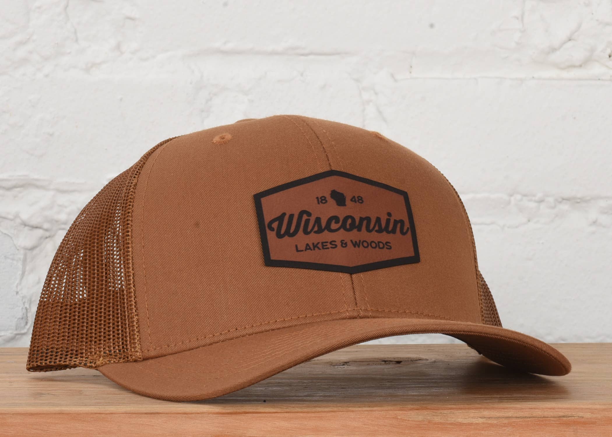 Classic State - Wholesale Trucker Hat - Unisex - Wisconsin Lakes & Woods Snapback Hat2