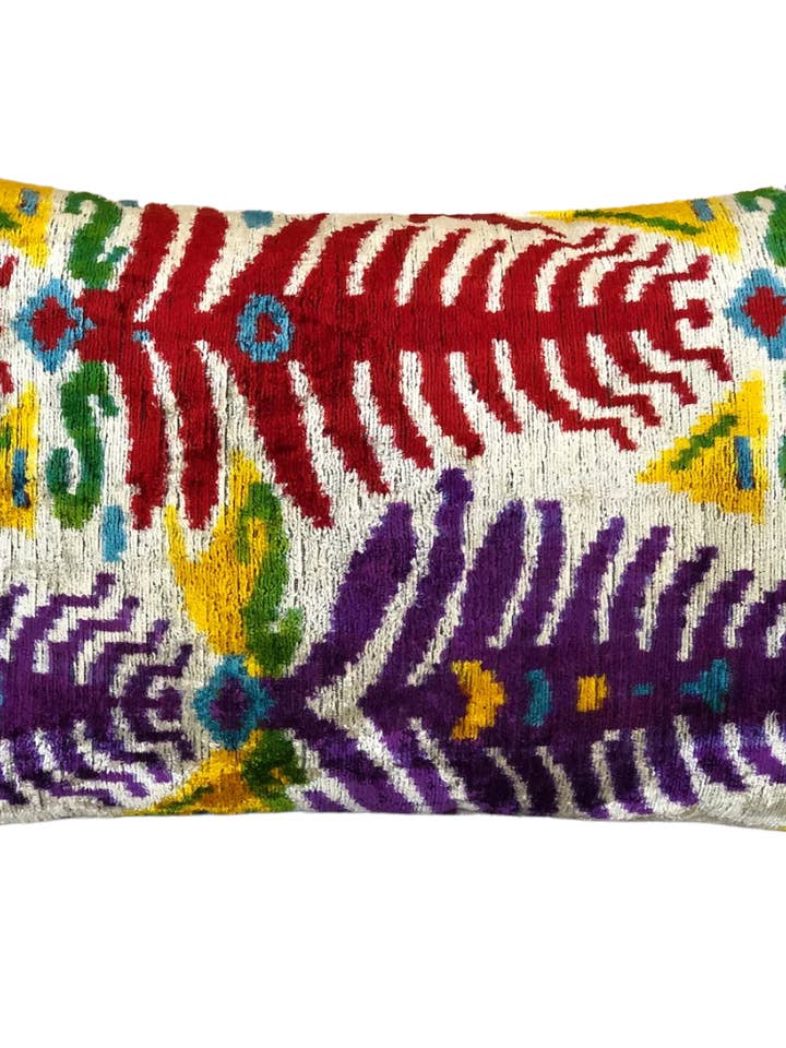 Federa Ikat in velluto per la vendita all'ingrosso da parte di AYCA DESIGN