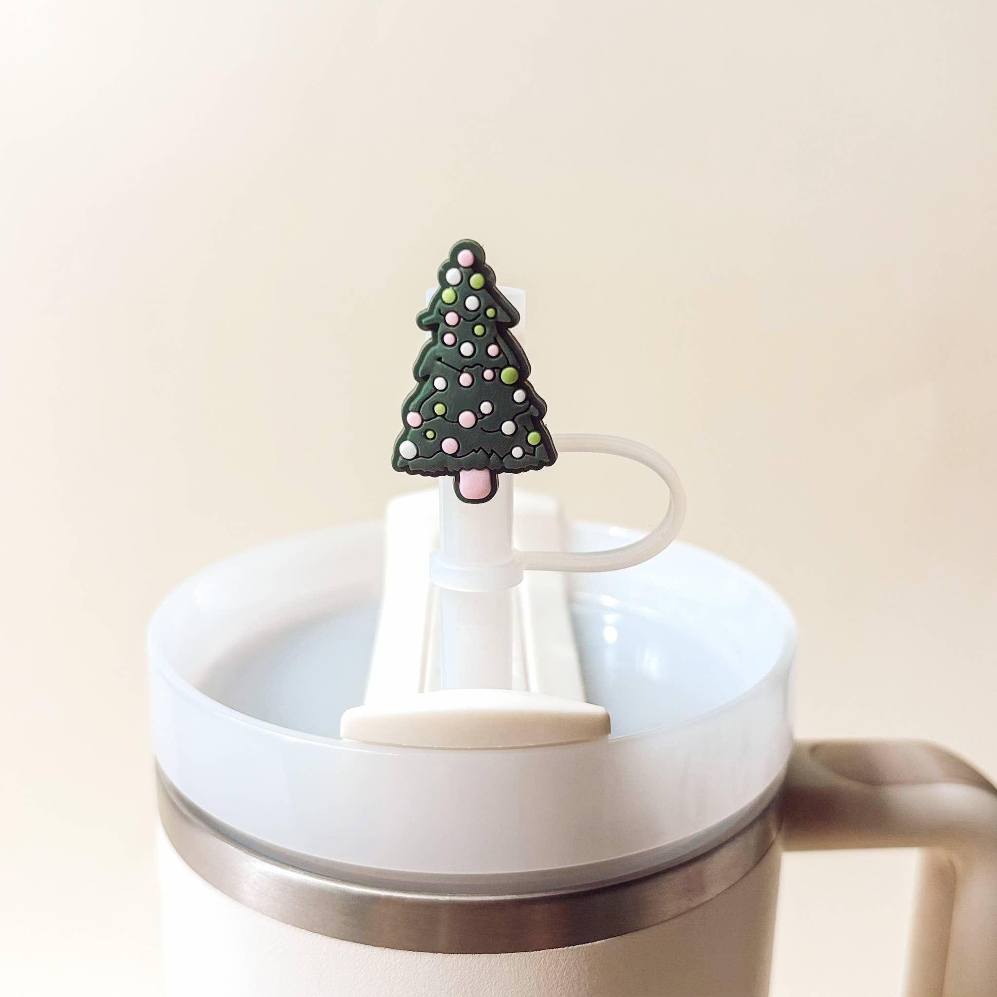 The Darling Effect - Wholesale Drinking Straw - Straw Topper Set-Santa Baby1