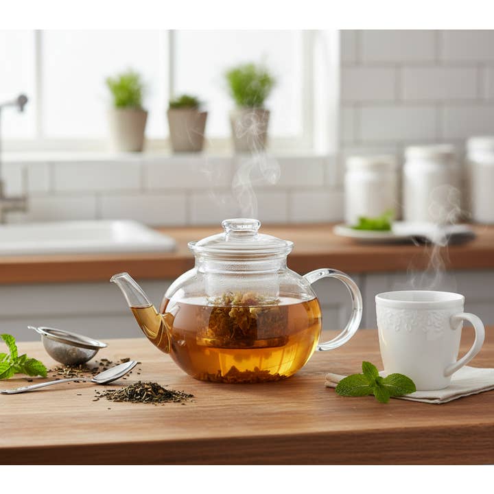 Kadra Kitchenware – wholesale Tekanna – Simax Eva tekanna i munblåst glas med pip 1 liter1