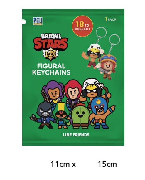 K-Wonderland - Wholesale Keychain - Unisex - Brawl Stars Random Figure Collectable key ring, Zipper charm1