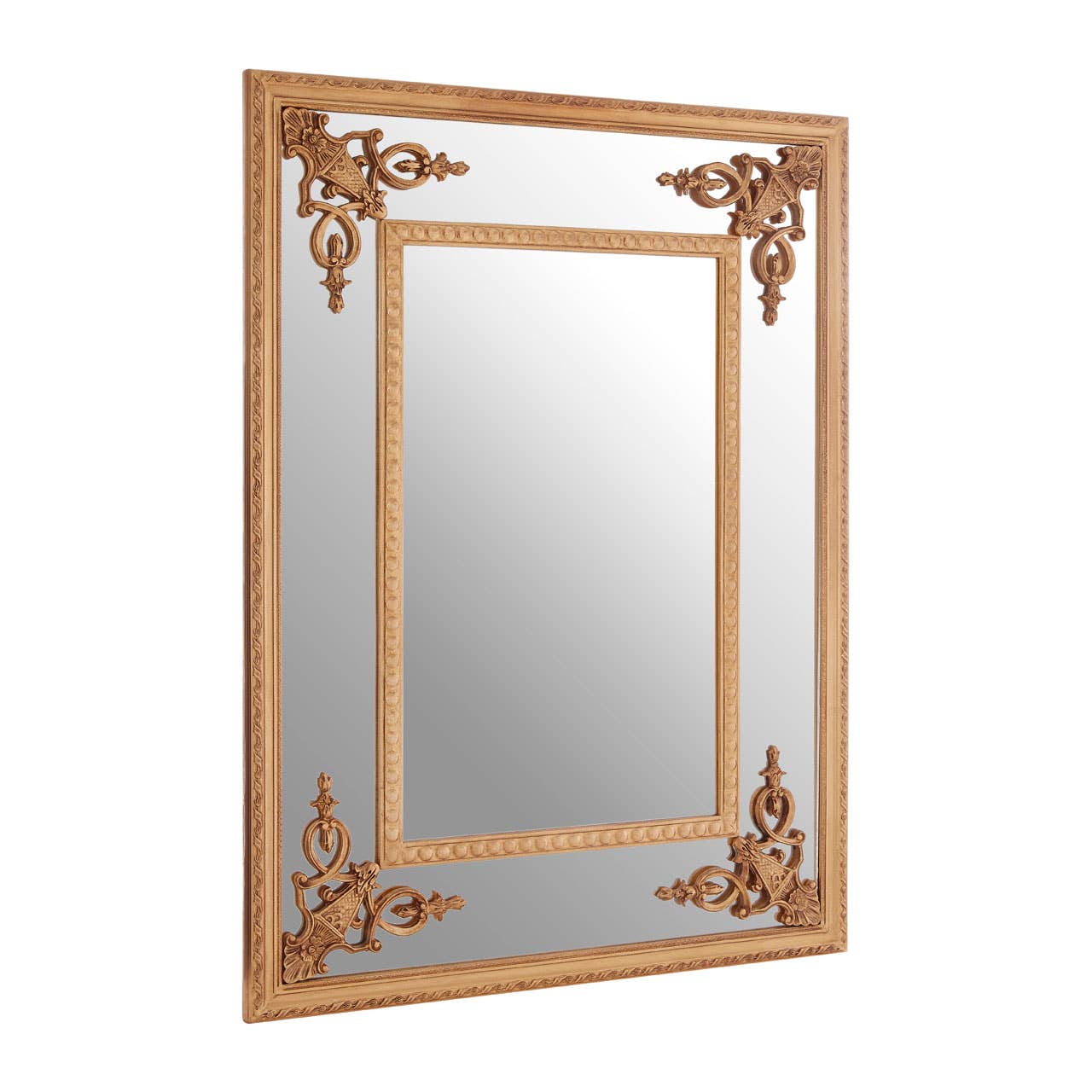 Fifty Five South – wholesale Wall mirror – Marseille Gold Motifs Frame Wall Mirror1