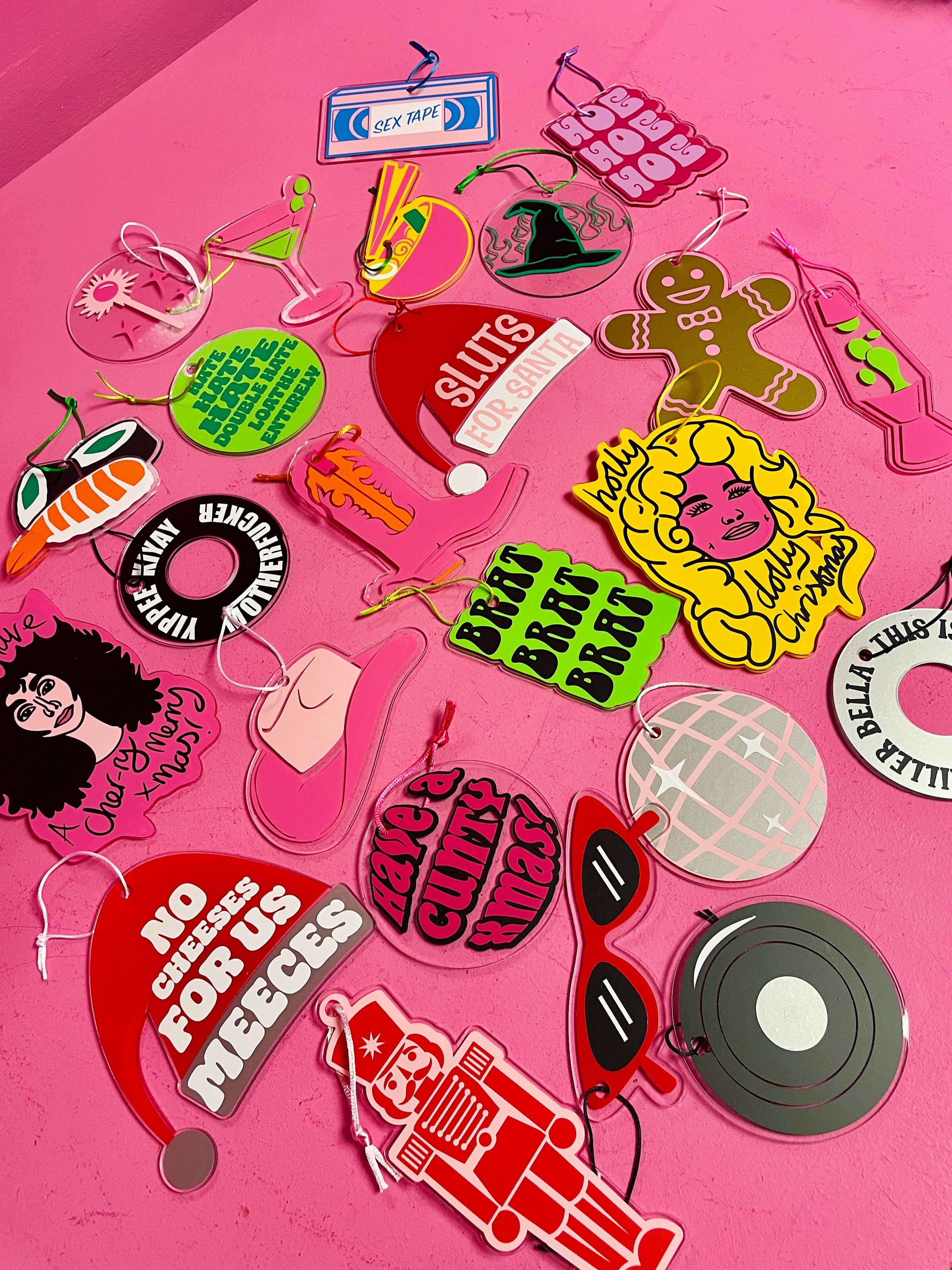 Buba Goods – wholesale Ornament – Sushi acrylic christmas tree ornament festive decoration decor2