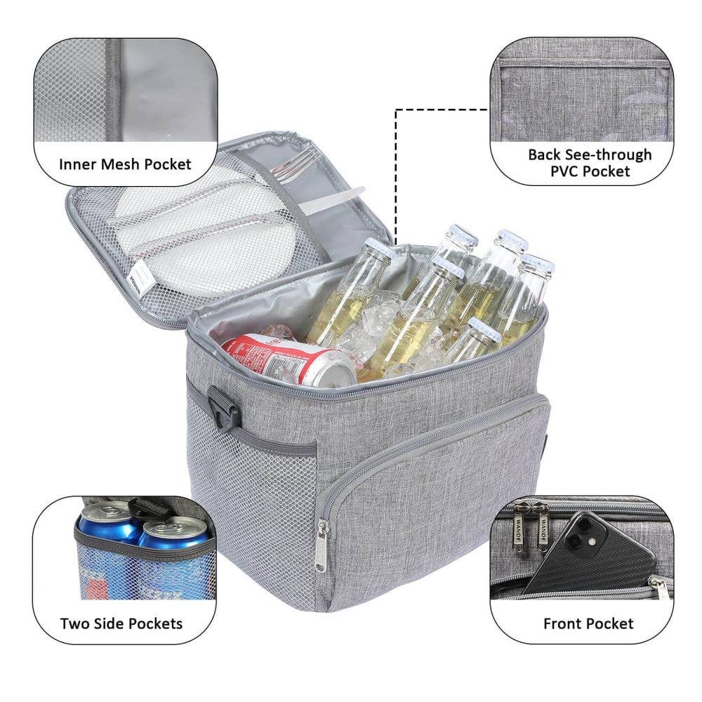 wandf - Wholesale Lunch Bag/Box - WANDF Insulated Lunch Bag Cooler Lunch Tote Box for Picnic7