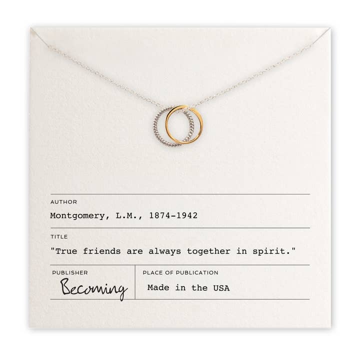 True Friends Necklace for wholesale by Becoming Jewelry