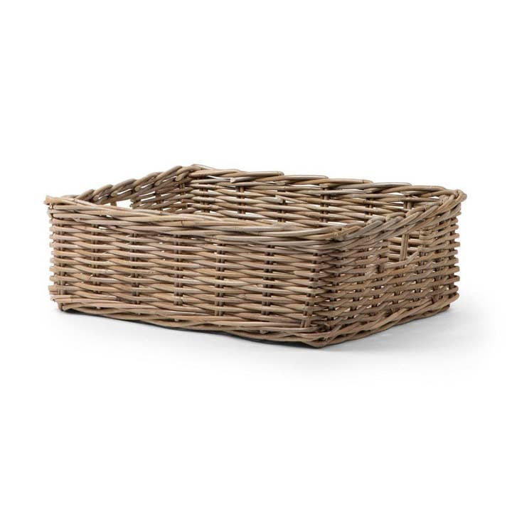 Rattan Rectangle Basket Tray for wholesale by Basketly