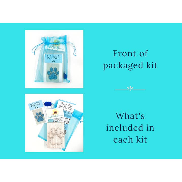 Joyful Imperfectionz - Wholesale DIY Craft Kit - Paw Print Crafts | Dog Party Favors | Animal Theme Activity3
