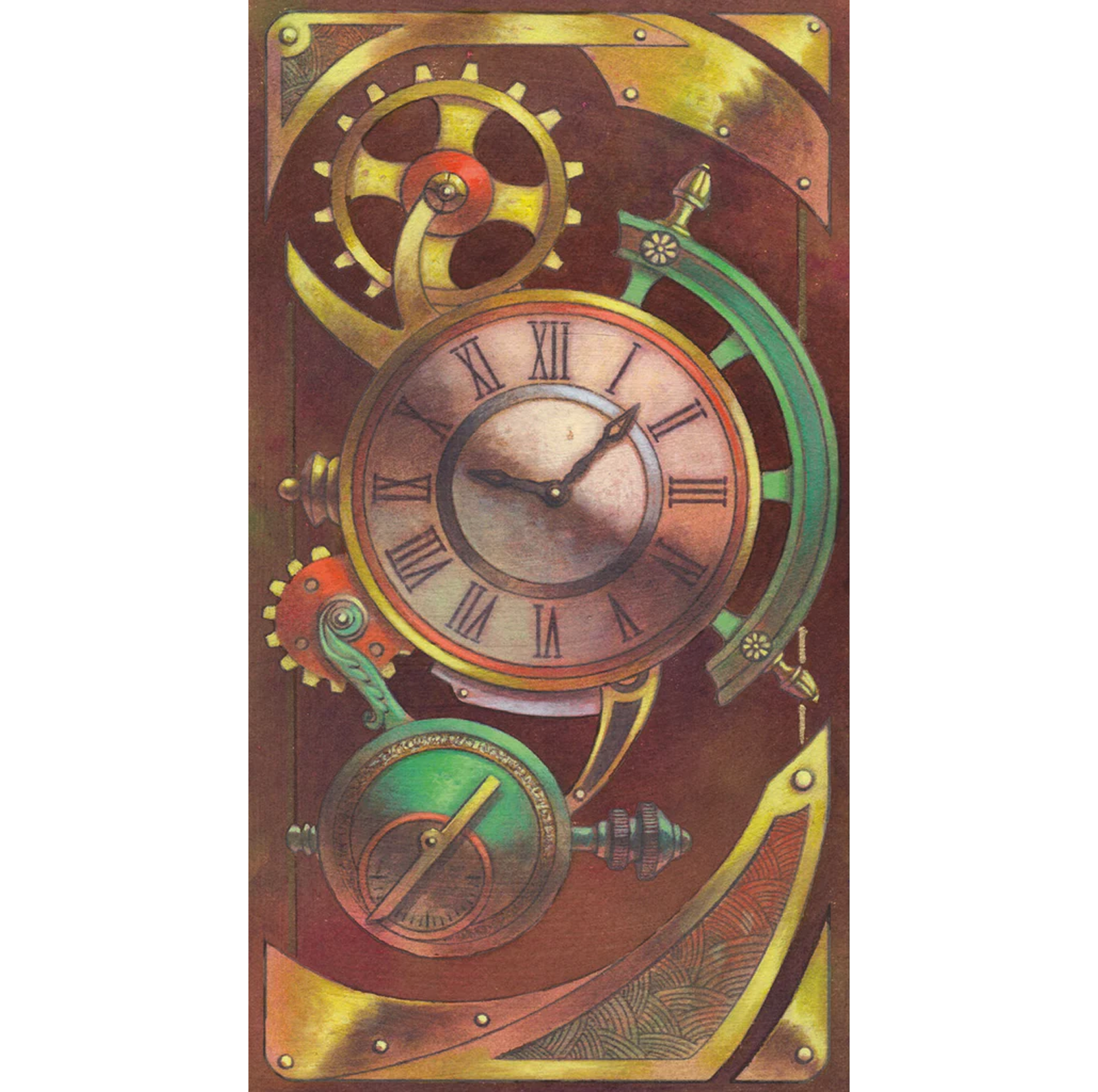 Cardshouse - Wholesale Tarot Cards - Steampunk Art Nouveau Tarot Cards Lo Scarabeo6