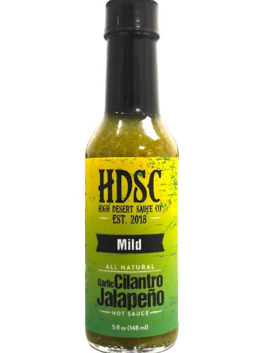 Garlic Cilantro Jalapeno for wholesale by High Desert Sauce Co
