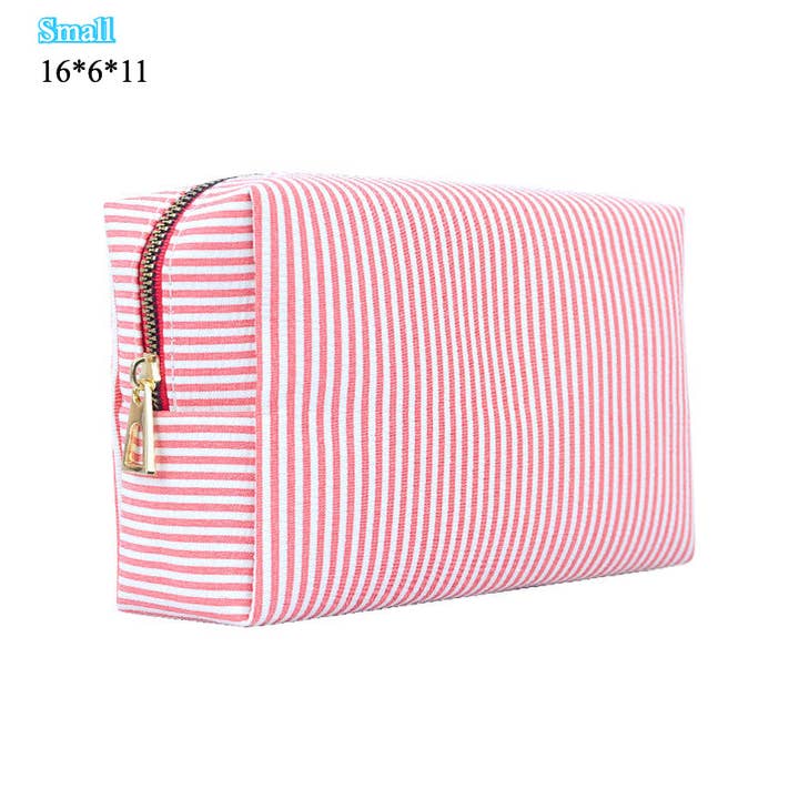VividLux - Wholesale Makeup/Cosmetic Bag - Striped cosmetic bag5