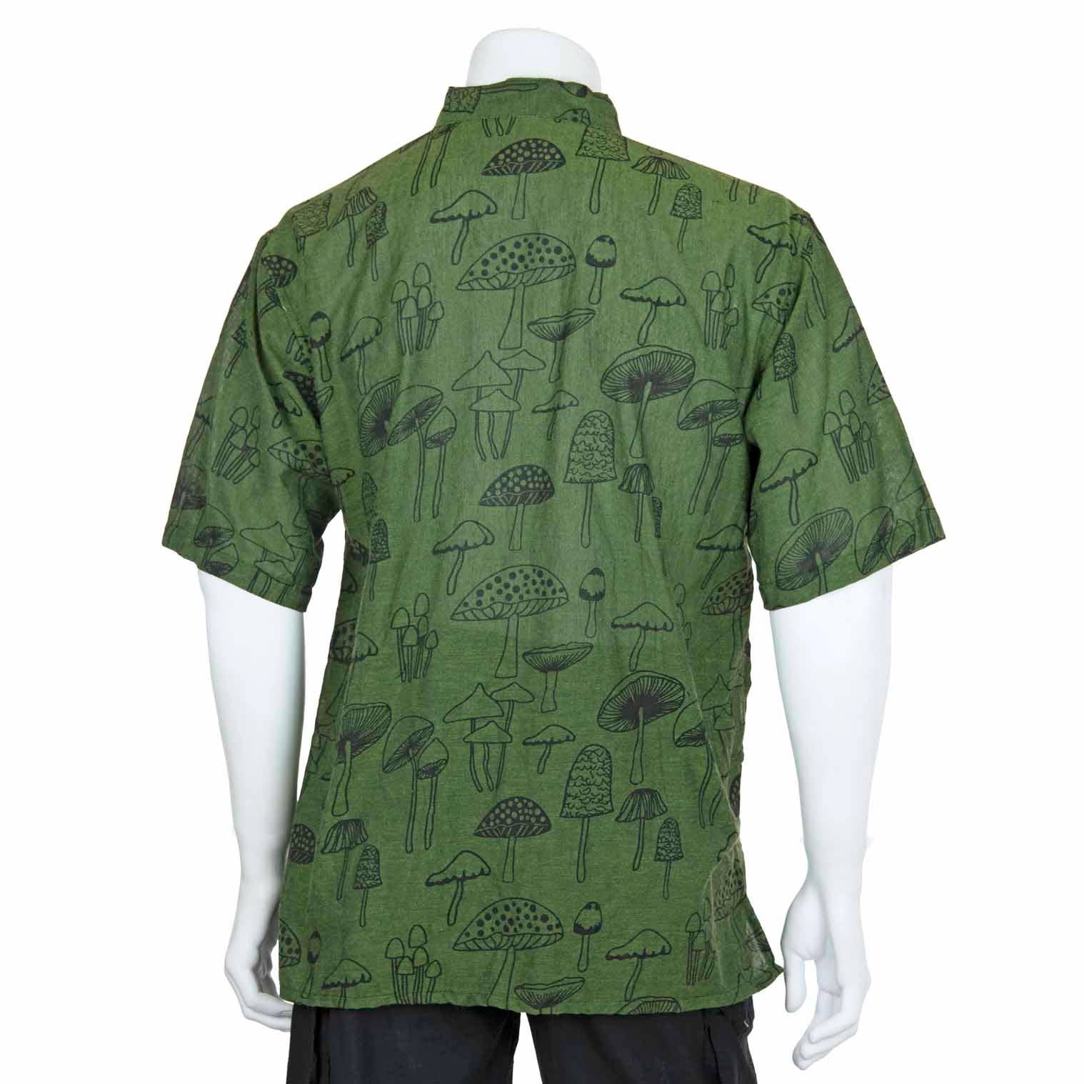 Siesta – wholesale Buttoned-down shirt – Men's – Mushroom Print Short Sleeved Kurta7