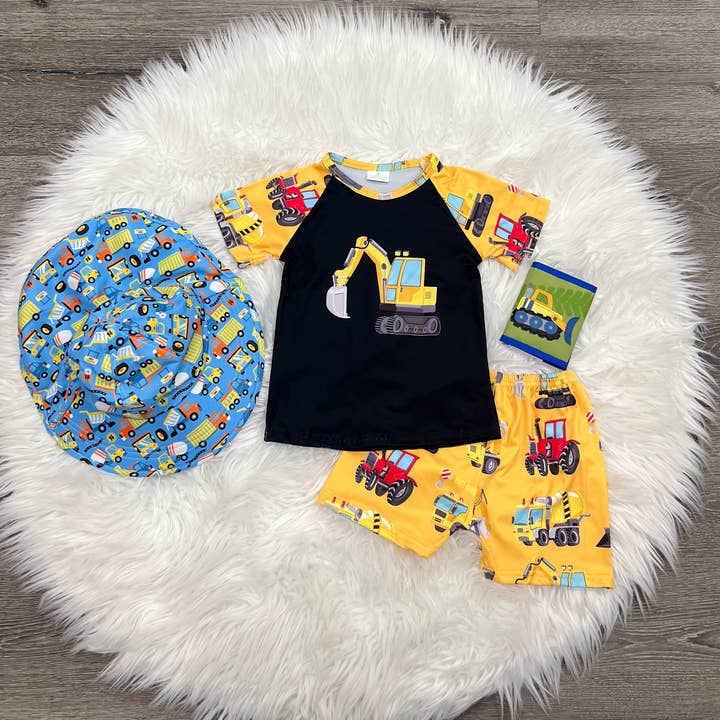 Two Cute Boutique LLC – wholesale Top & short set – Kids – Build Em’ Set1