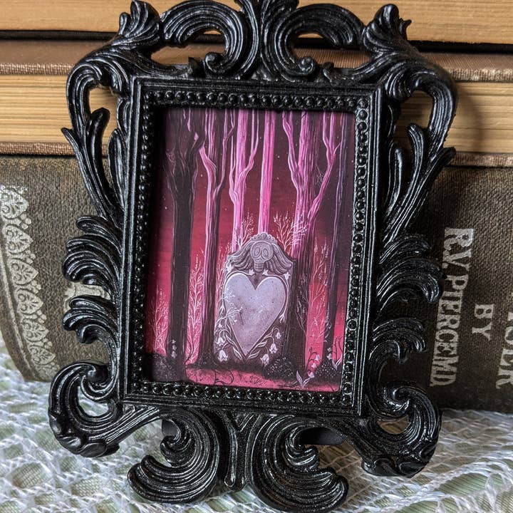 Magenta Magic Small Framed Print for wholesale by Meagan Meli Illustration