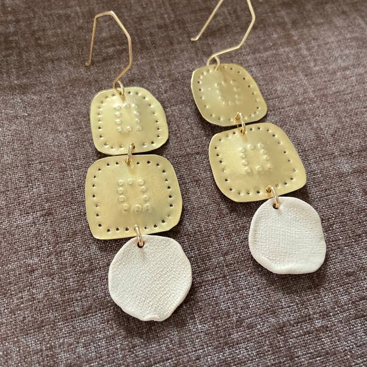 Cula Earring Bone for wholesale by Rebecca Mullins Studio