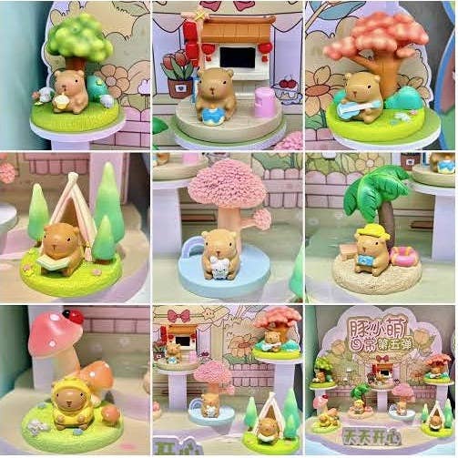 71047 CAPYBARA LANDSCAPE FIGURINE BLIND BOX-6 for wholesale by BCmini