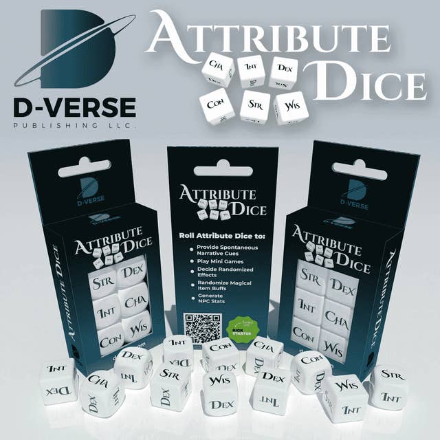 Attribute Dice for wholesale by Bridge Distribution