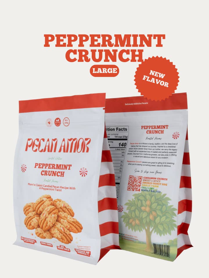 Large Peppermint Crunch for wholesale by Pecan Amor