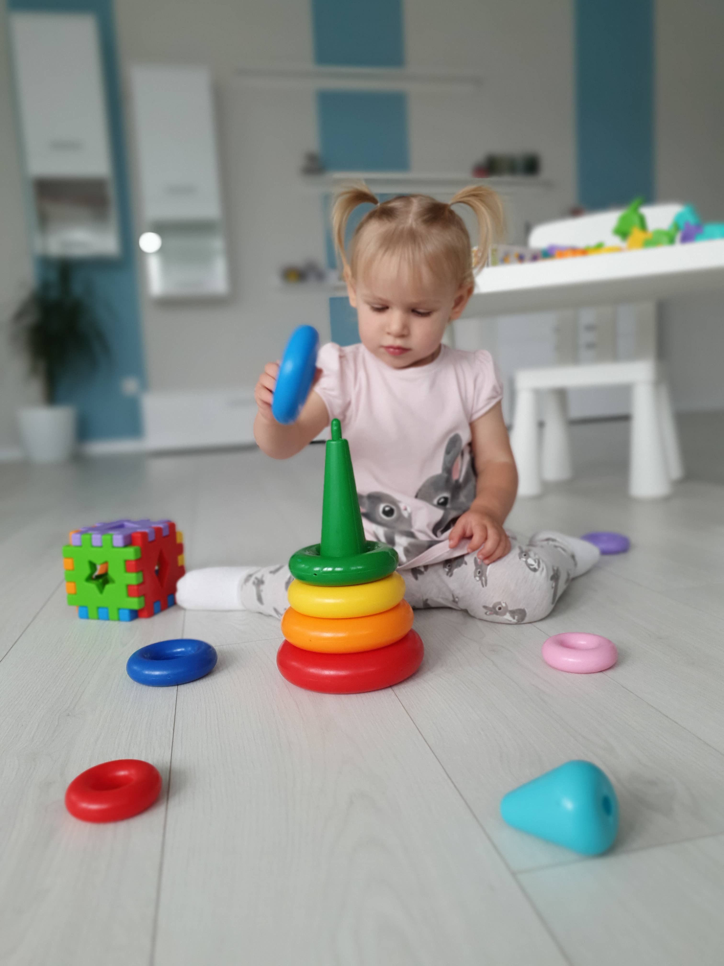 Lotus Pharmacy & Kids Boutique - Wholesale Stacking Rings Game - Baby - Educational toy "Pyramid" LUX in a box, Tigres5