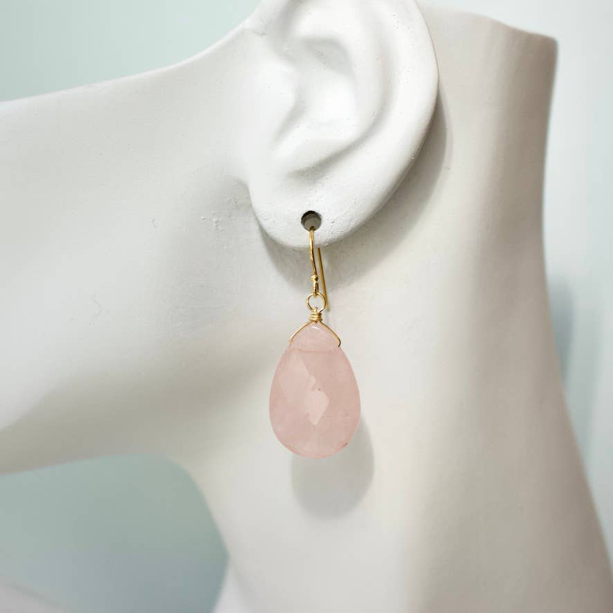a.v. max - Wholesale Dangle Earrings - Serena Statement Semi Teardrop Earrings17