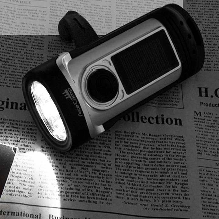 AceCamp - Wholesale Flashlight - DYNA Solar & Crank Flashlight