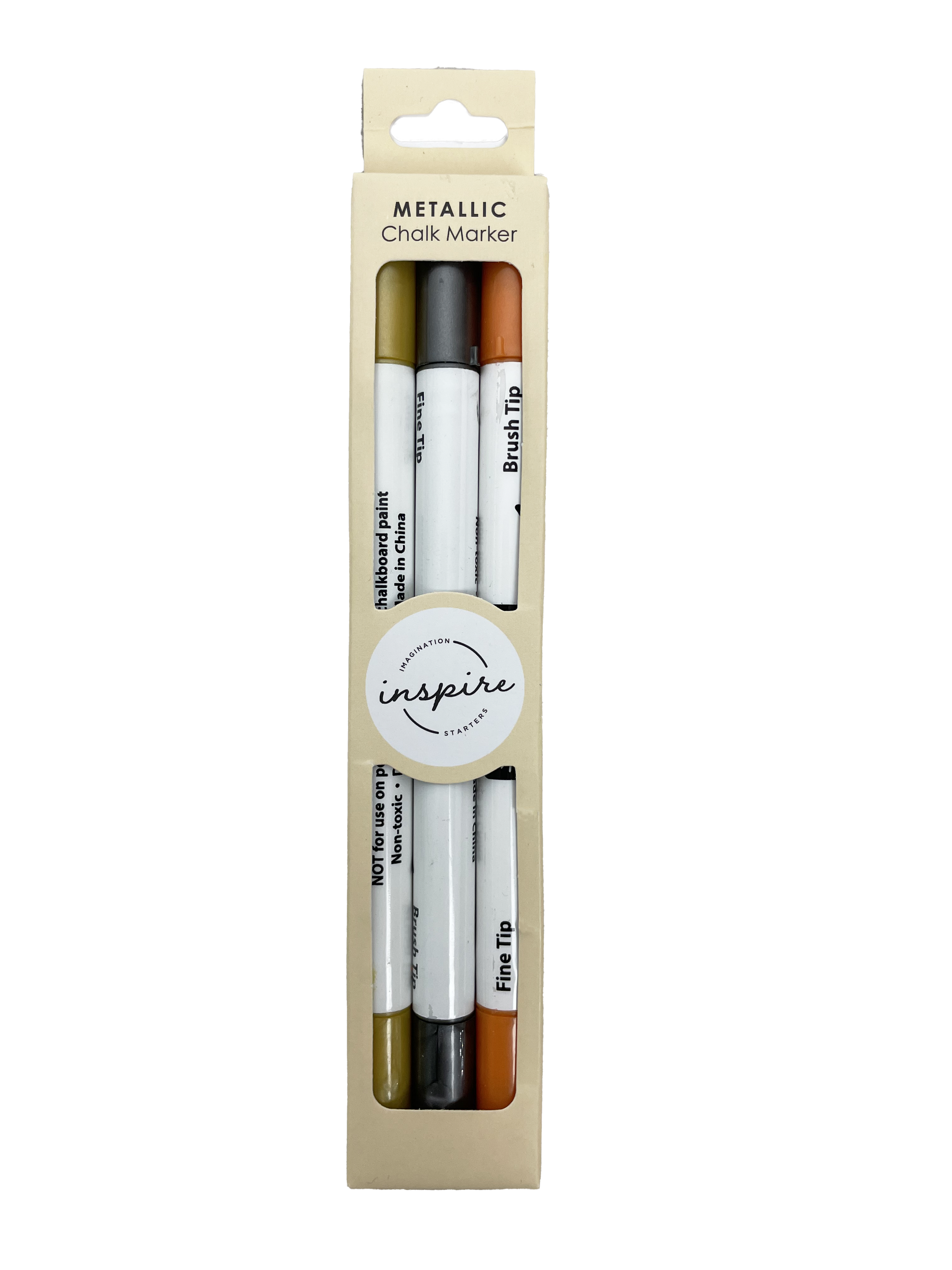 Imagination Starters - Wholesale Marker - Metallic Chalk Marker Set 3 Inspire3