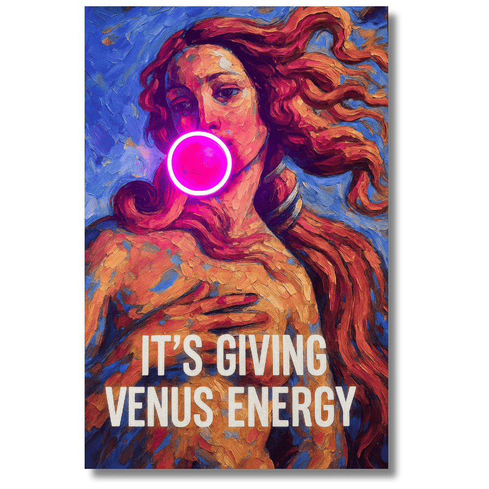 Purple Venus Bubble| LED Wall Art for wholesale on Faire1