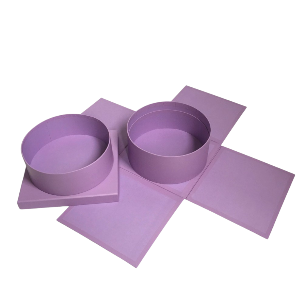 UNIKPACKAGING - Wholesale Gift box - Double Layer Surprise Flower/Gift Box with Round Insert5