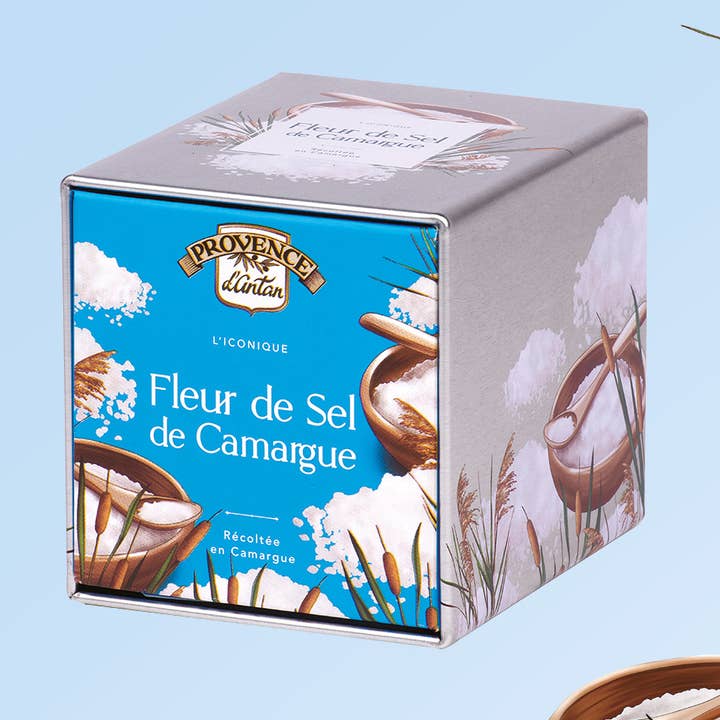 Cubito Flor de Sal de Camarga - 125g para venta al por mayor de PROVENCE D'ANTAN