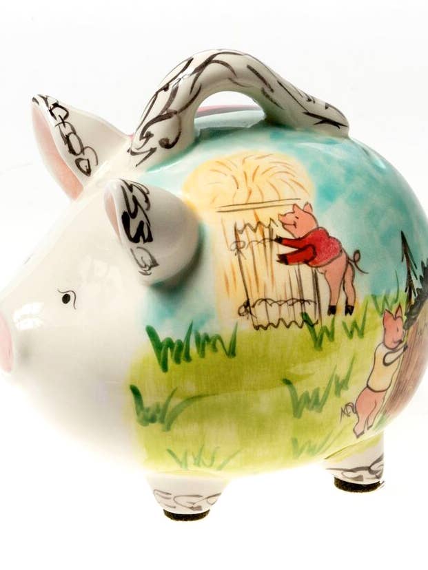 3 Little Pigs Piggy Bank for wholesale by PiggyBank Express