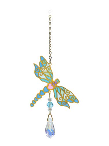 Gekaarde Crystal Dreams Libelle - Jade voor wholesale door Wild Things Gifts Ltd