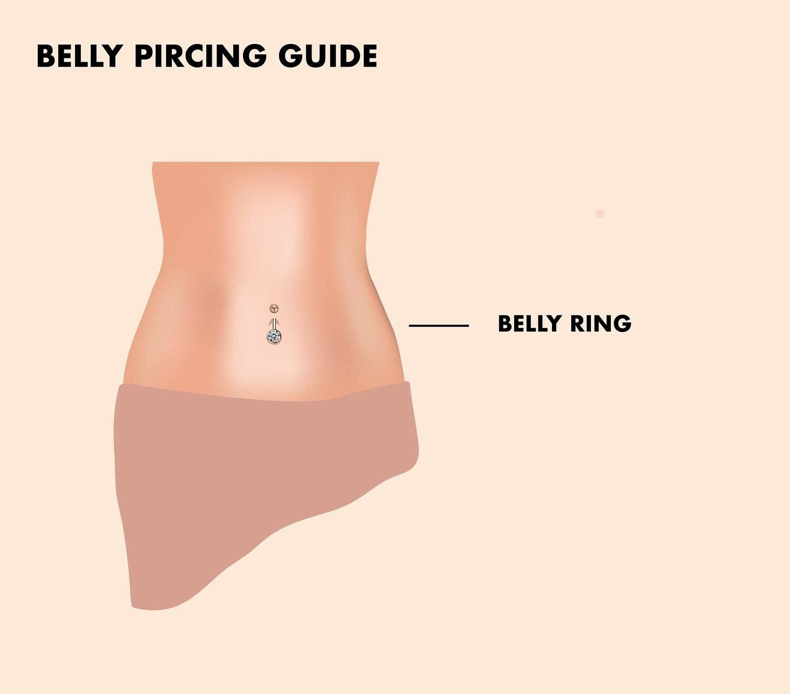 Zahav Jewelry - Venta al por mayor Piercings para ombligo - Oro macizo de 10 quilates | ombligo redondo I, anillo naval | anillos para ombligo | Body Jewe3