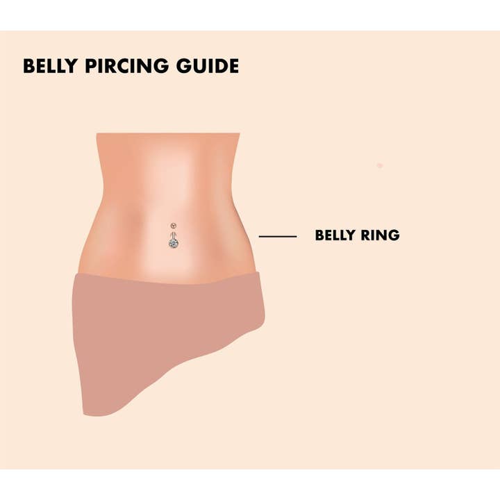 Zahav Jewelry - Venta al por mayor Piercings para ombligo - Oro macizo de 10 quilates | ombligo redondo I, anillo naval | anillos para ombligo | Body Jewe3