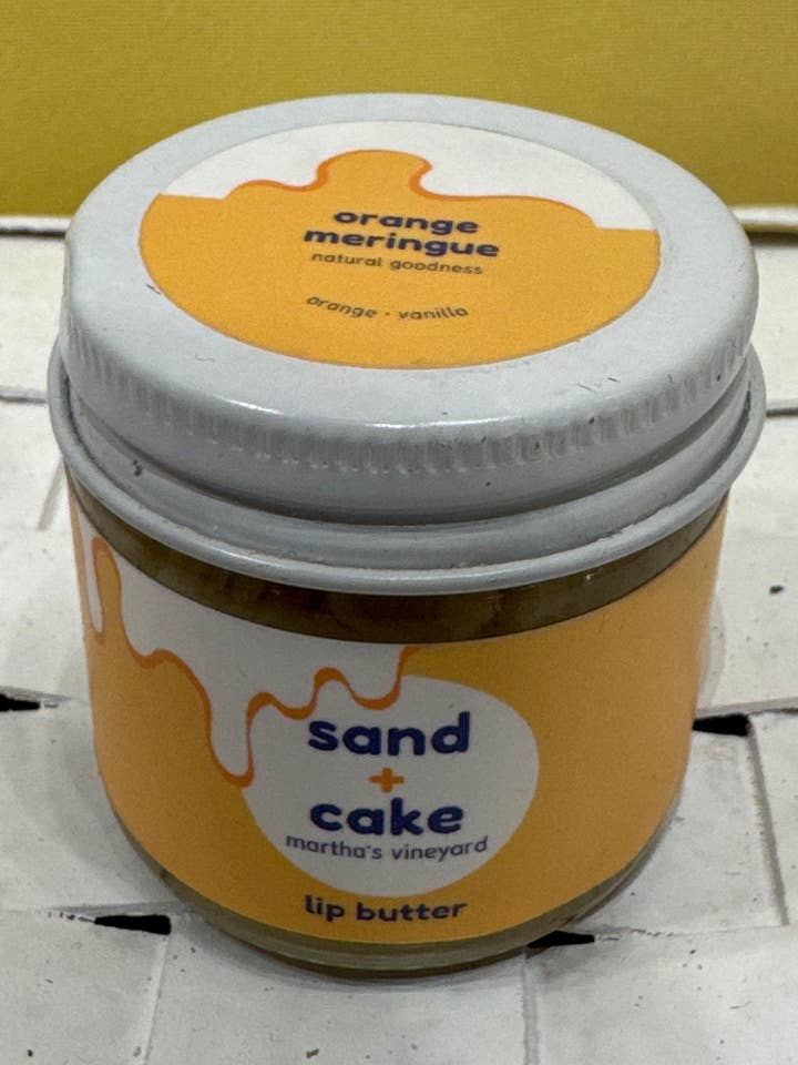 Baume à lèvres à la meringue d'orange pour la vente par Sand and Cake