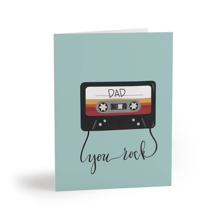 Dad Rocks Card for wholesale by Flounce & Flourish