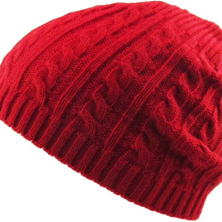 KBETHOS - Wholesale Beanie - Unisex - Cuffless Cable Knit Beanie56