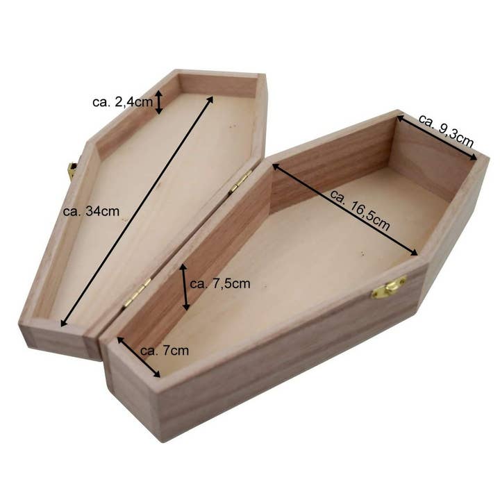 petbye - Vente Urne - Cercueil en bois pour animaux 35 cm (Taille M)3