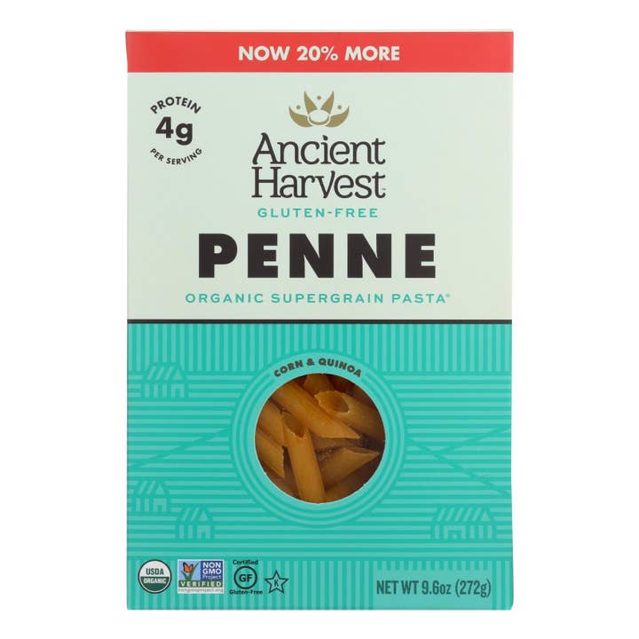 Ancient Harvest Supergrain Pasta - Penne - Case Of 12 - 9.6 Oz. for wholesale by Ware Spark