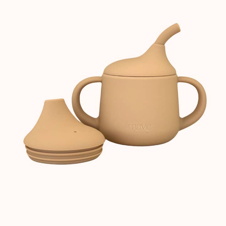 MAVIE - Wholesale Drinking Glass/Cup - Kids & Baby - Mostarda - Copo de Silicone para Beber