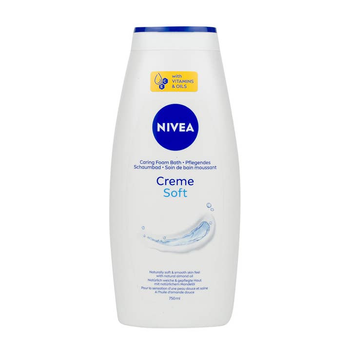 Nivea Creme Soft 750 ml Pflegeschaumbad für den Großhandel von Deluxe Import Trading