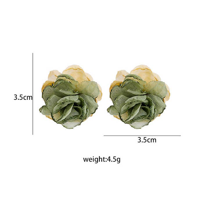 WEST AUSSIE SUPPLIES - Wholesale Stud/post earrings - Handmade Lace Flower Stud Earrings