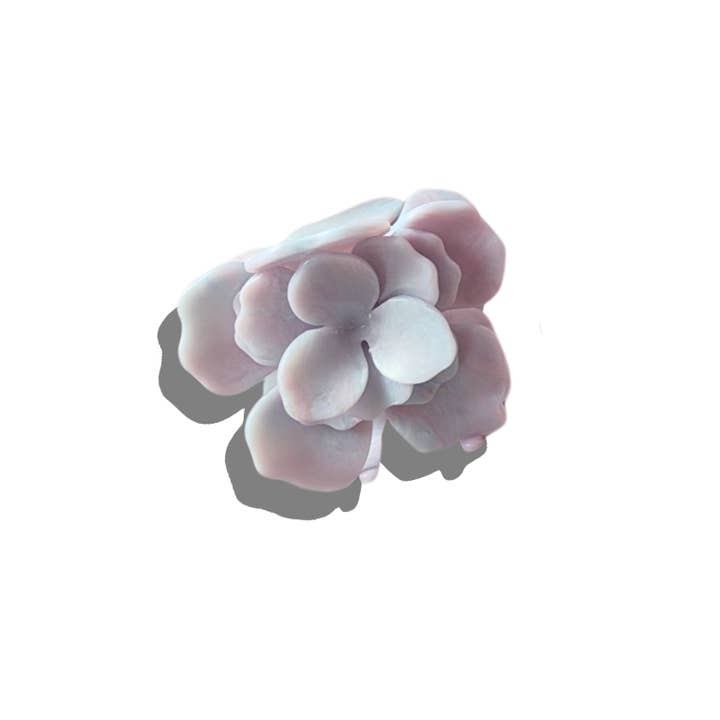 Solar Eclipse - Wholesale Hair Clip - Women's - Handmade Origami Gardenia Flower Claw Hair Clip