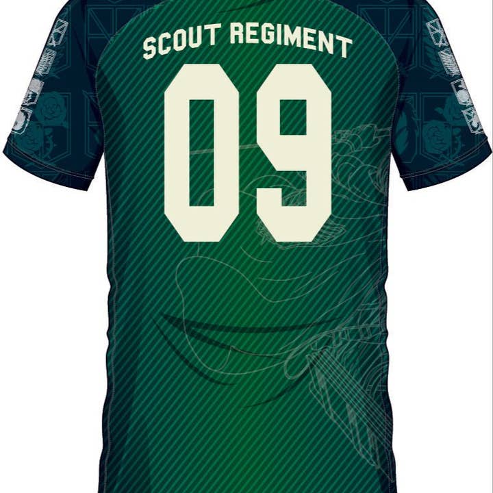 COTTON DIVISION - Wholesale Jersey - Men's - Scout Regiment Pop Culture Football Jersey4