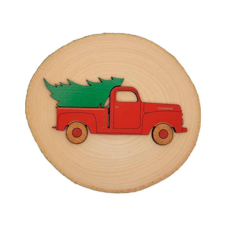 Old Red Truck/Tree Ornament for wholesale by Spears Creations