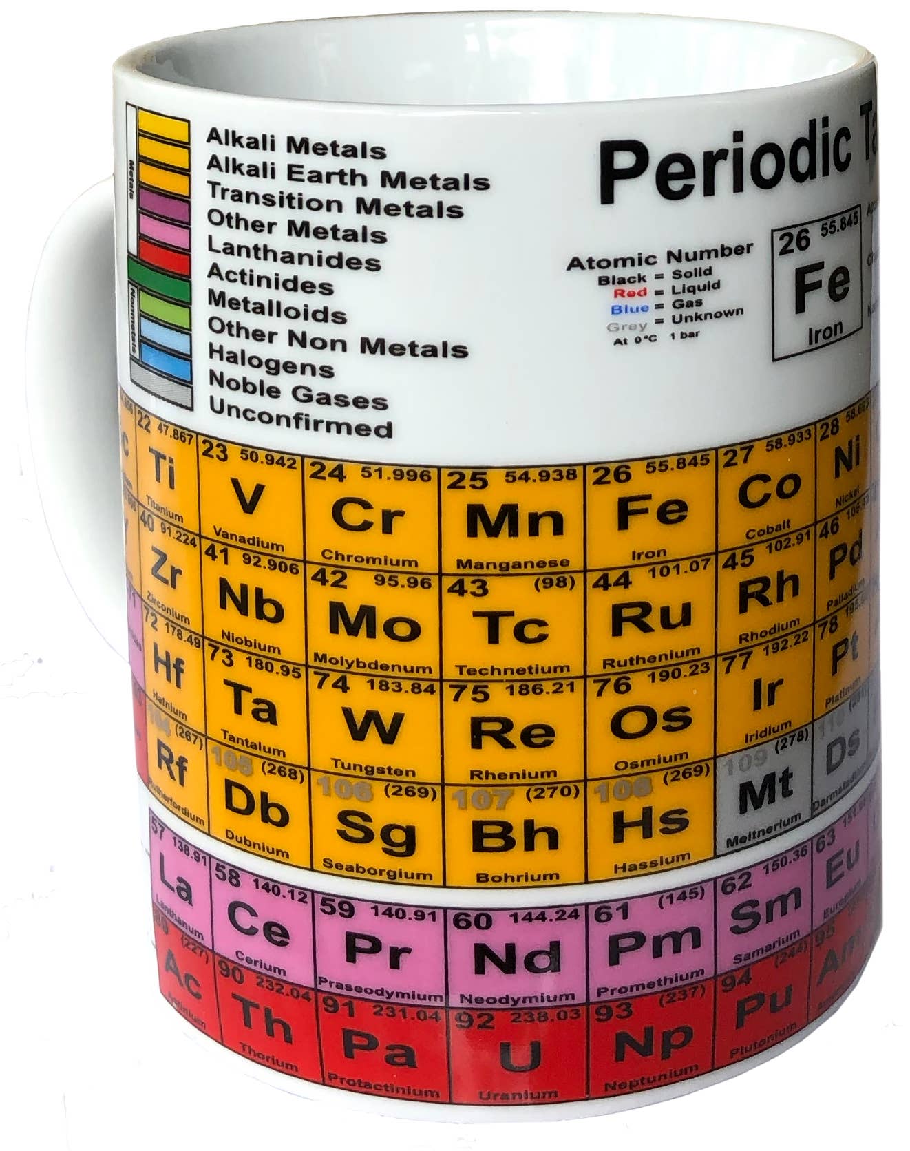 Science and Nature – wholesale Coffee mug – Periodic Table Mug. Pack of 62