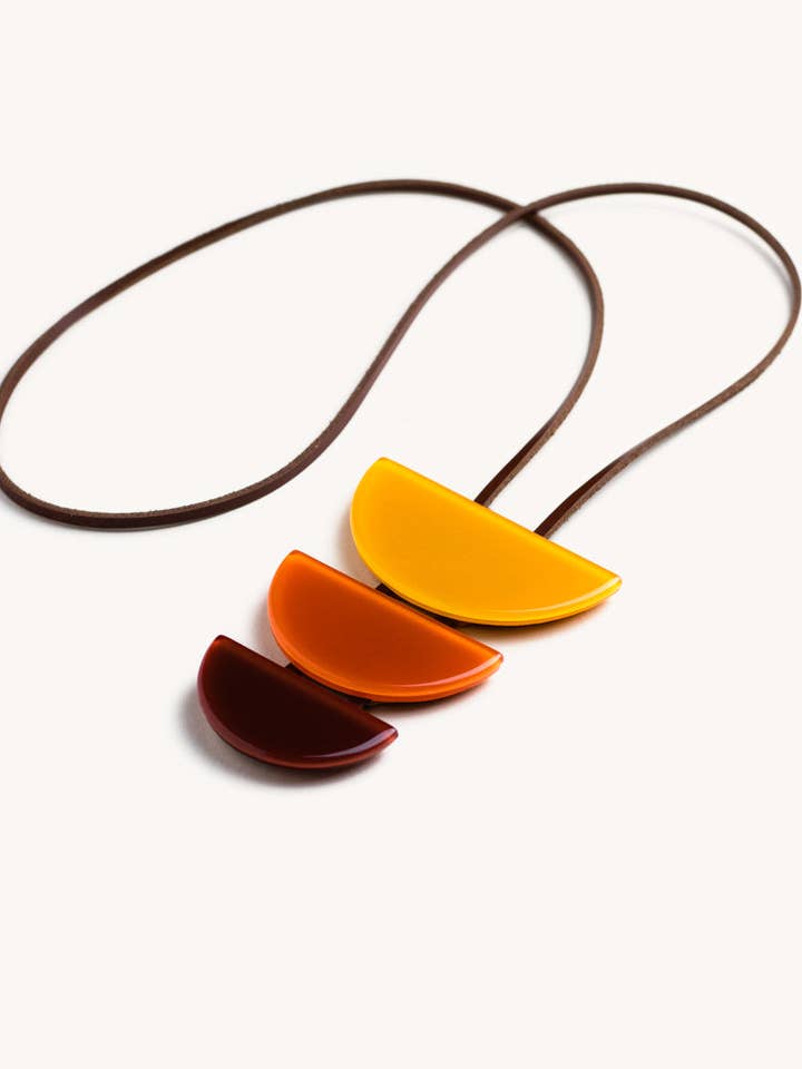 Collier Aria — Jaune ambre pour la vente par Garda