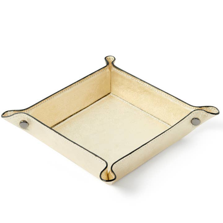 MONTTE DI JINNE - Wholesale Decorative Tray - Italian Handmade Genuine Leather Valet Tray7