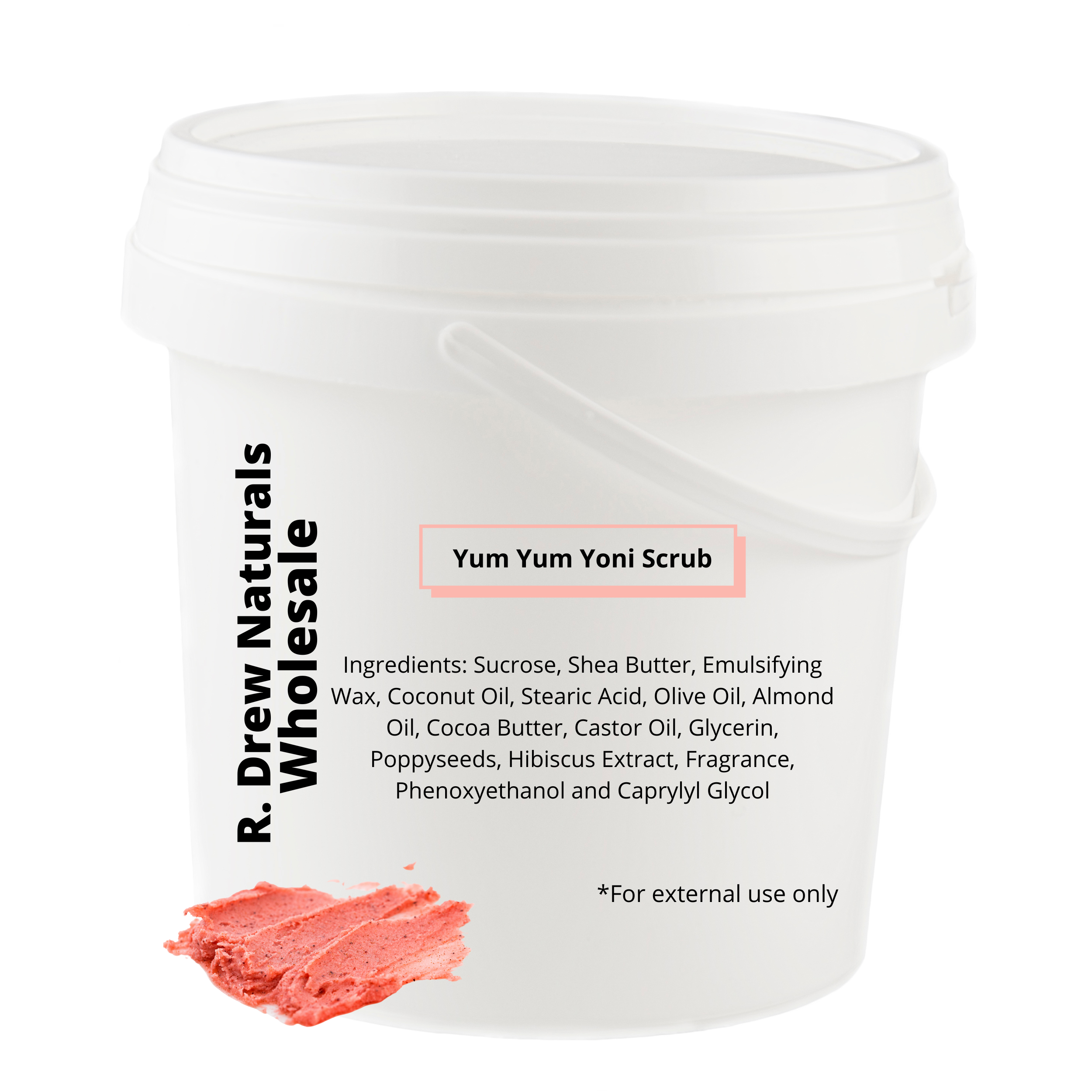 R. Drew Naturals, LLC - Vendita all'ingrosso Scrub/esfoliante per il corpo - Bulk - Scrub al burro Yoni Yum Yum0