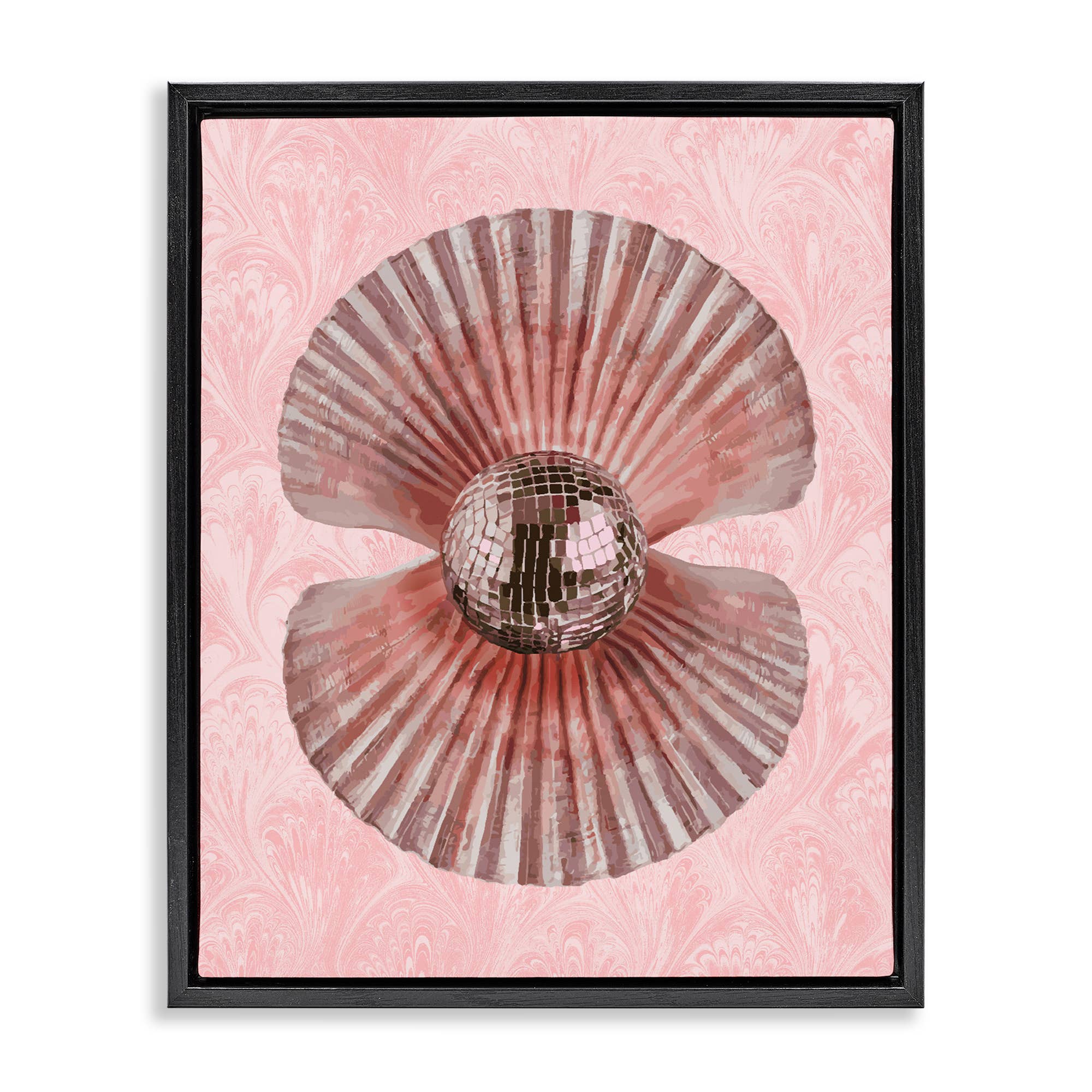 Stupell Industries - Wholesale Wall Sign - Disco Ball Clam Pearl - Framed Wall Art22